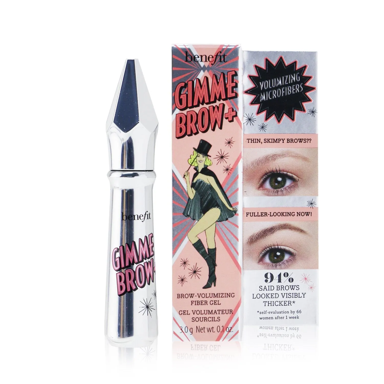 Gimme Brow  Volumizing Fiber Gel - #4 (Warm Deep Brown)