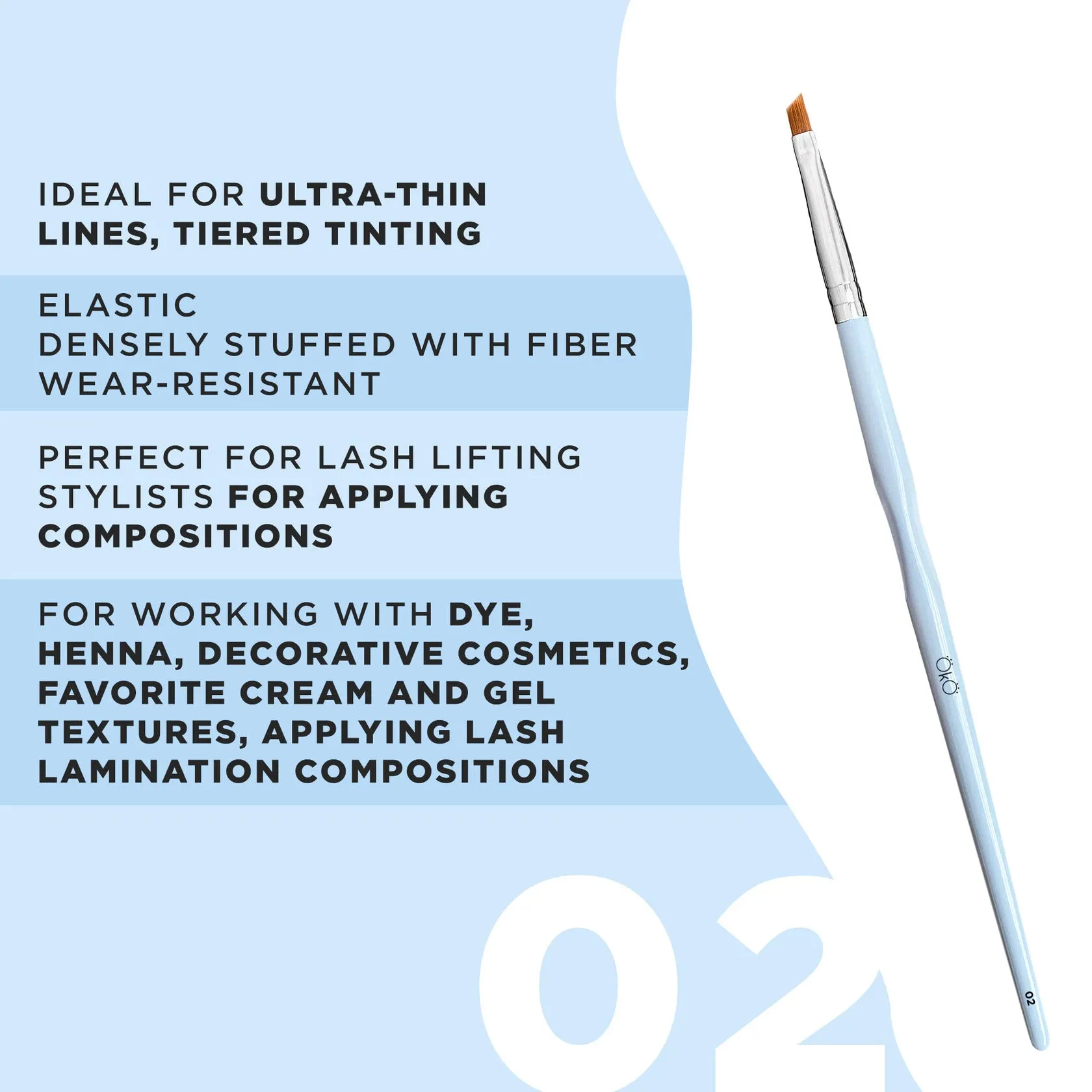 OkO - Mini Angled Brush #2