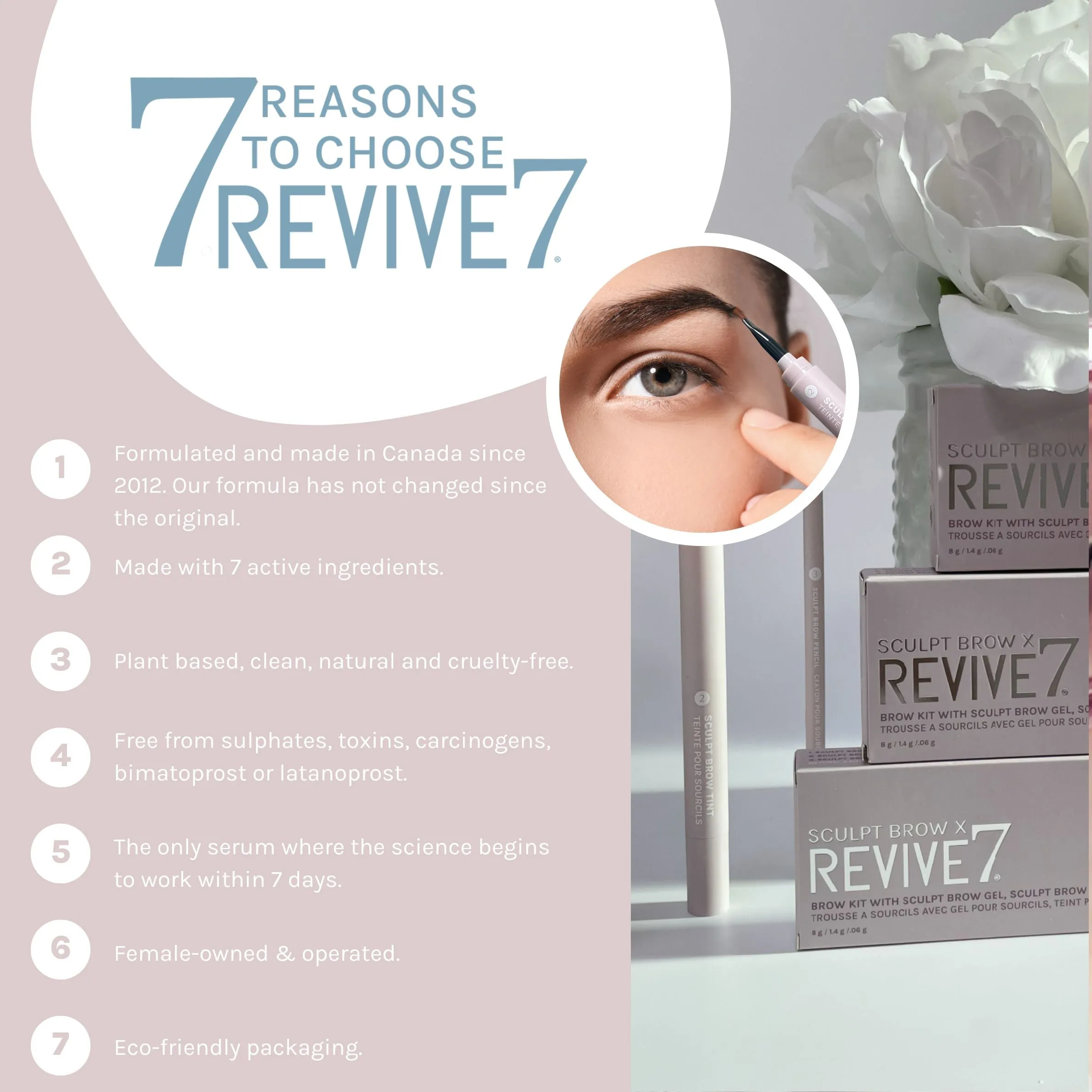 Revive7 Sculpt Brow Kit (Light Brown)
